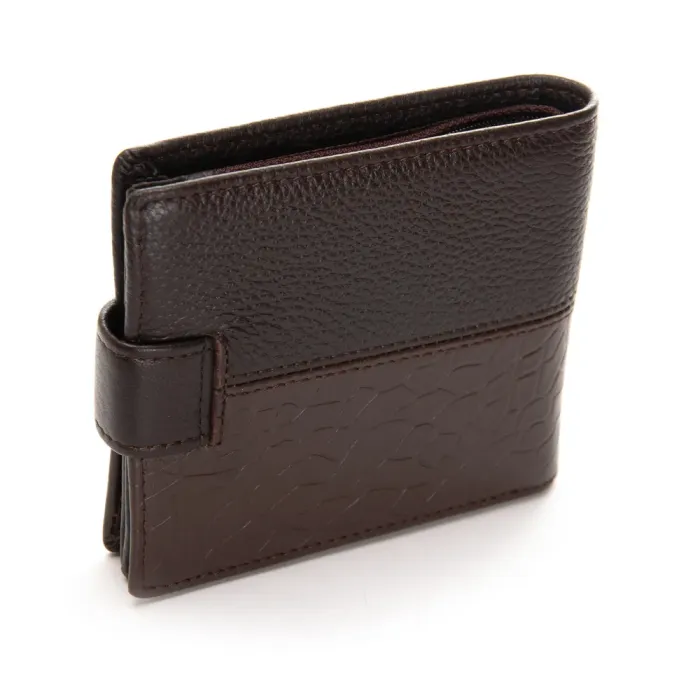 Кошелек BE Мужской кожа BRETTON 408L brown mix