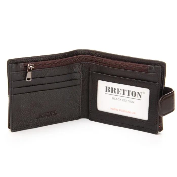 Кошелек BE Мужской кожа BRETTON 408L brown mix