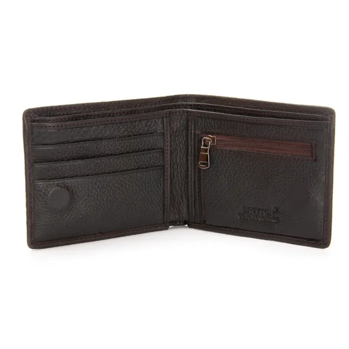 Кошелек BE Мужской кожа BRETTON 208-0617 brown