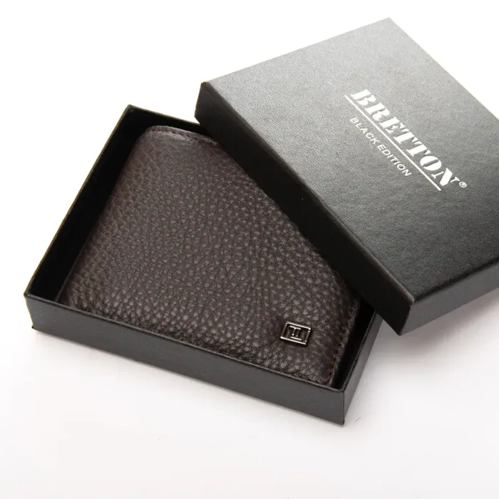 Кошелек BE Мужской кожа BRETTON 208-0617 brown