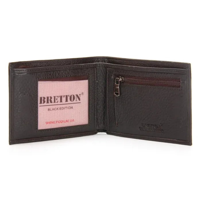 Кошелек BE Мужской кожа BRETTON 208S brown