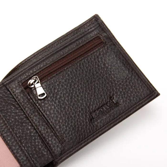 Кошелек BE Мужской кожа BRETTON 208S brown