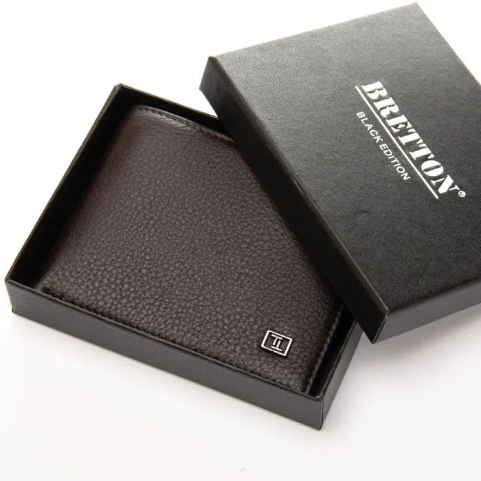 Кошелек BE Мужской кожа BRETTON 208S brown