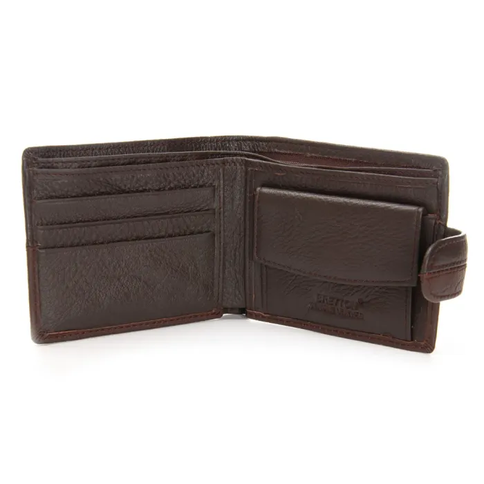 Кошелек BE Мужской кожа BRETTON 208-L0611 brown mix