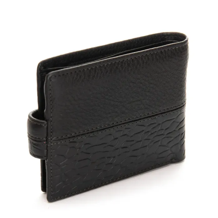 Кошелек BE Мужской кожа BRETTON 208-L0611 black mix