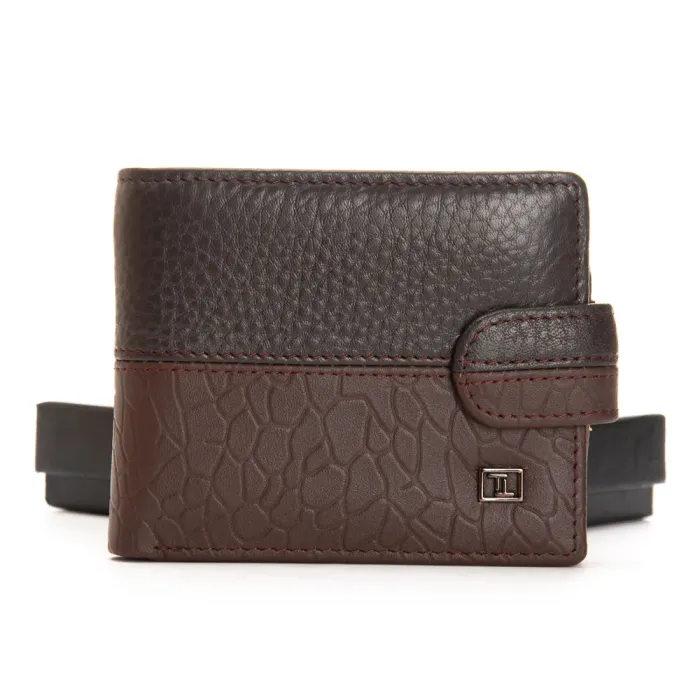 Кошелек BE Мужской кожа BRETTON 208-L0613 brown mix