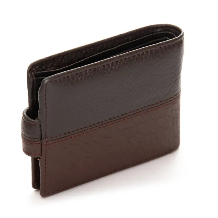 Кошелек BE Мужской кожа BRETTON 208-L0613 brown mix