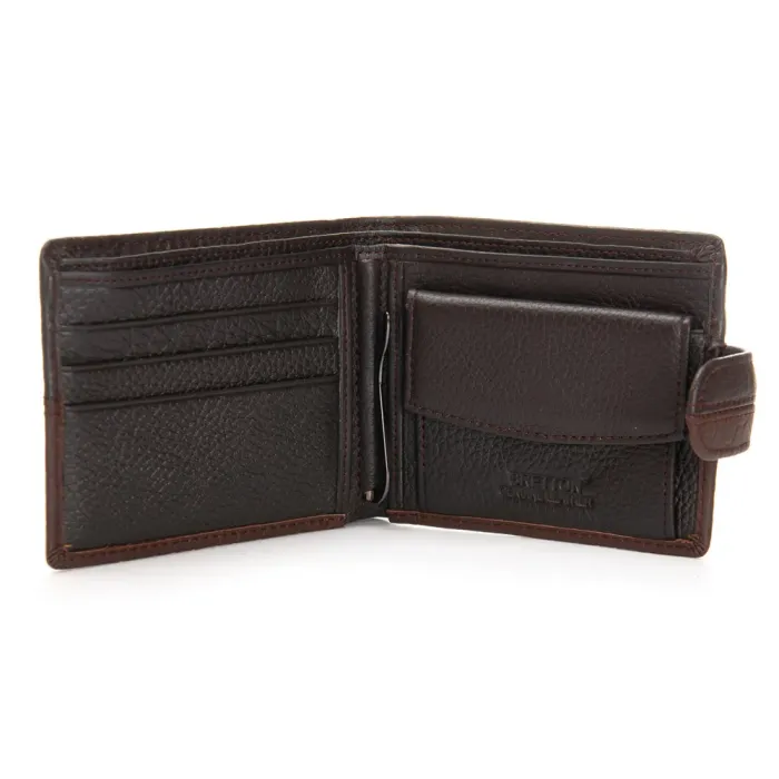 Кошелек BE Мужской кожа BRETTON 208-L0613 brown mix