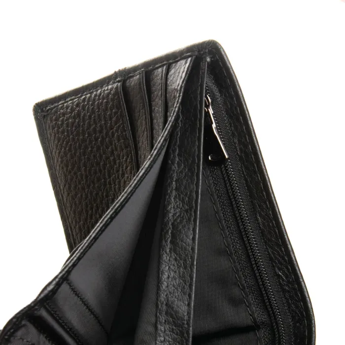 Кошелек BE Мужской кожа BRETTON 208-L0613 black mix
