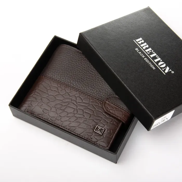 Кошелек BE Мужской кожа BRETTON 308L brown