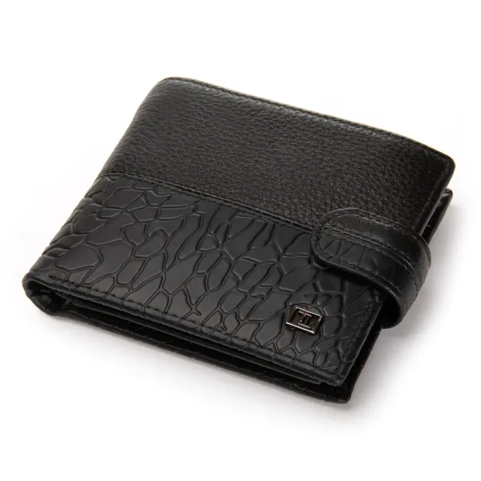 Кошелек BE Мужской кожа BRETTON 308L black mix