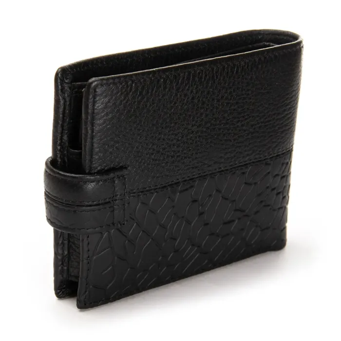 Кошелек BE Мужской кожа BRETTON 308L black mix