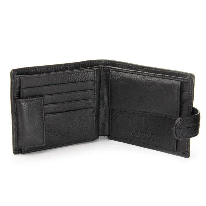 Кошелек BE Мужской кожа BRETTON 308L black mix