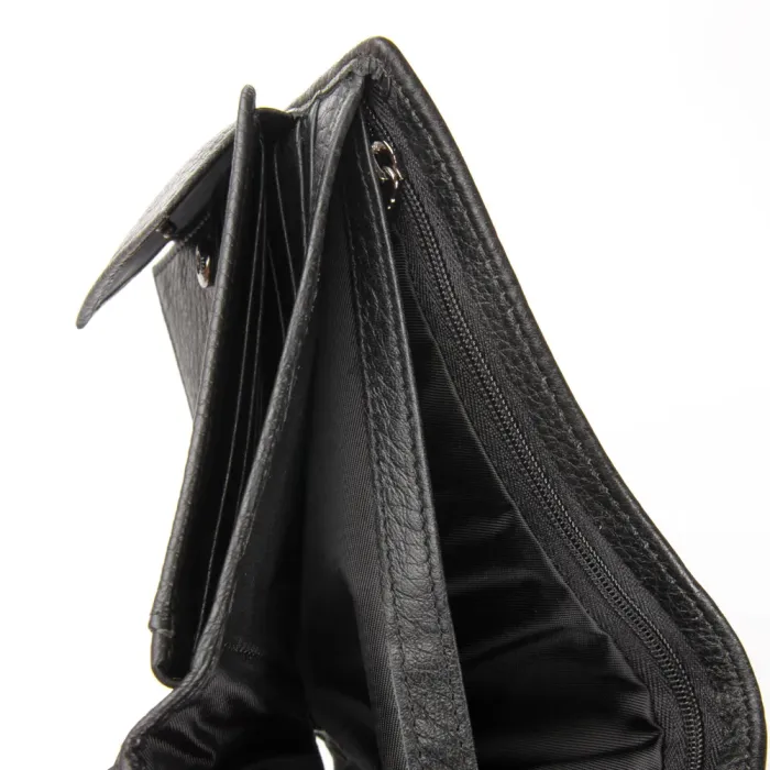 Кошелек BE Мужской кожа BRETTON 308L black mix