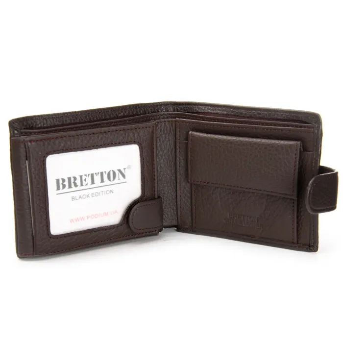 Кошелек BE Мужской кожа BRETTON M3603 brown
