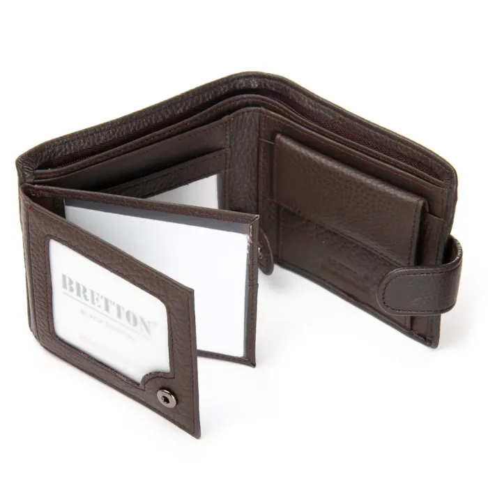 Кошелек BE Мужской кожа BRETTON M3603 brown