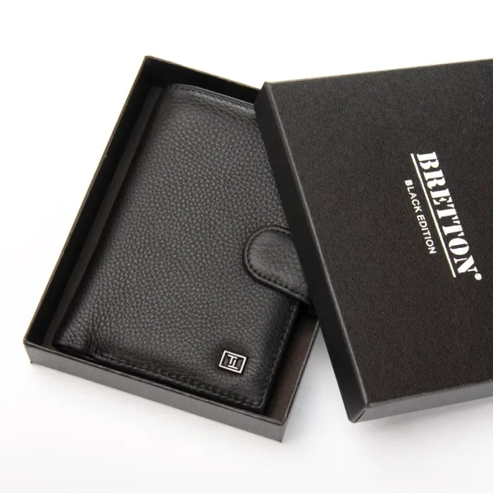 Кошелек BE Мужской кожа BRETTON 42-15 black