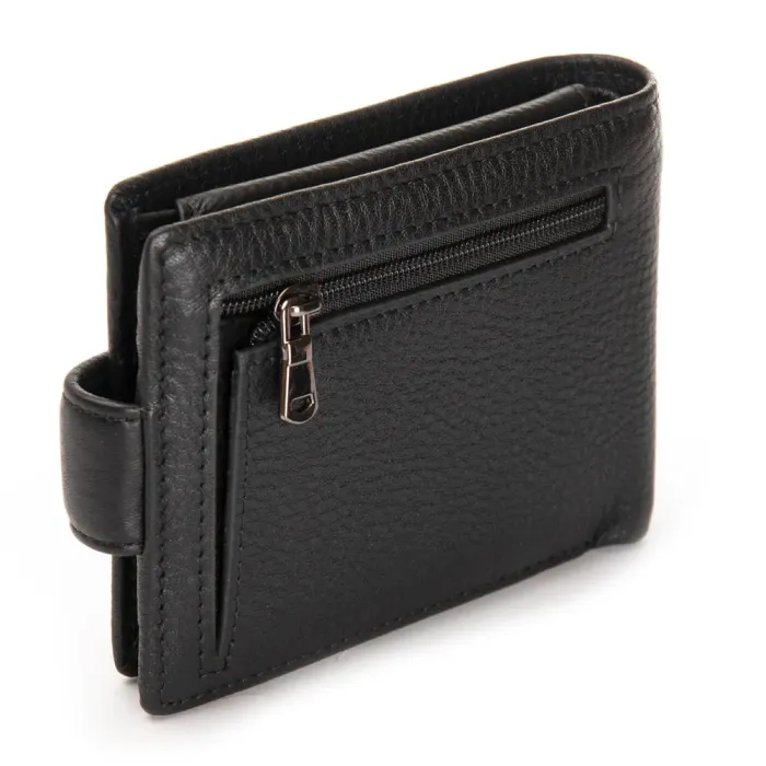 Кошелек BE Мужской кожа BRETTON 163-ND16A black