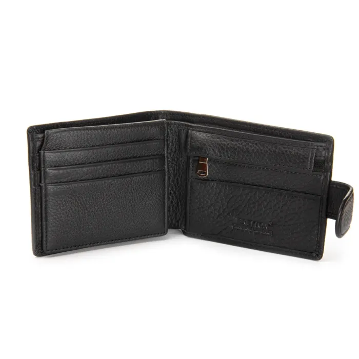 Кошелек BE Мужской кожа BRETTON 163-ND16A black