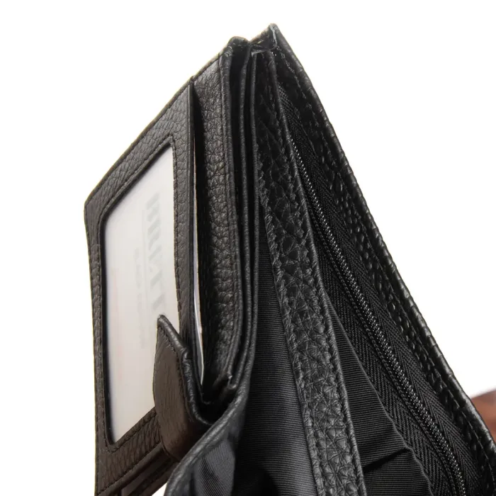 Кошелек BE Мужской кожа BRETTON 208-Z3204 black croco