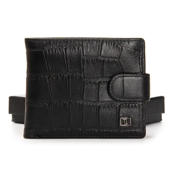 Кошелек BE Мужской кожа BRETTON Y210 black croco