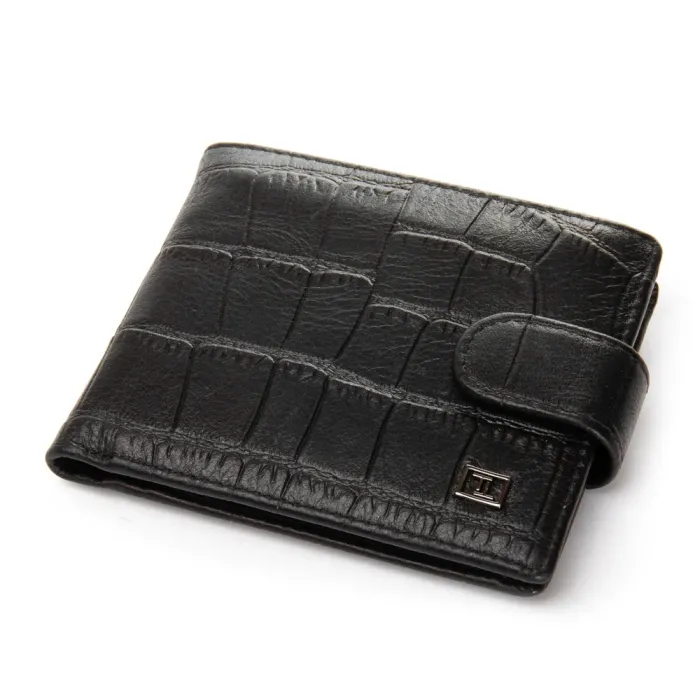 Кошелек BE Мужской кожа BRETTON Y210 black croco