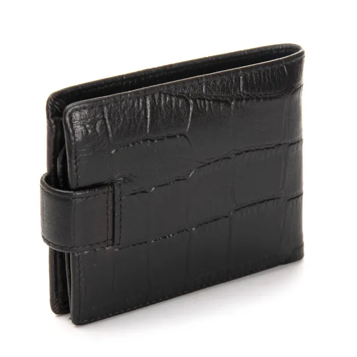 Кошелек BE Мужской кожа BRETTON Y210 black croco