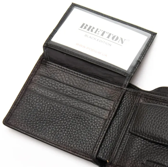 Кошелек BE Мужской кожа BRETTON Y210 black croco