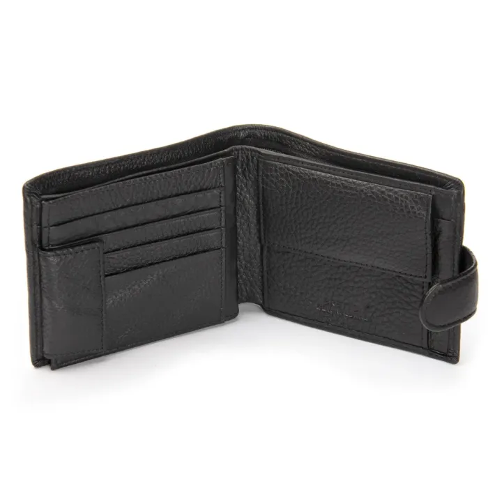 Кошелек BE Мужской кожа BRETTON 308 black mix