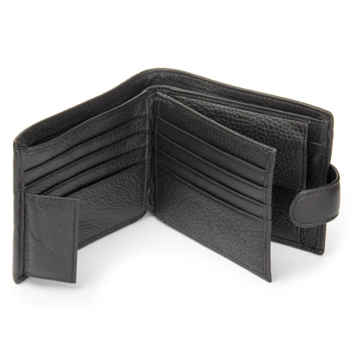 Кошелек BE Мужской кожа BRETTON 308 black mix