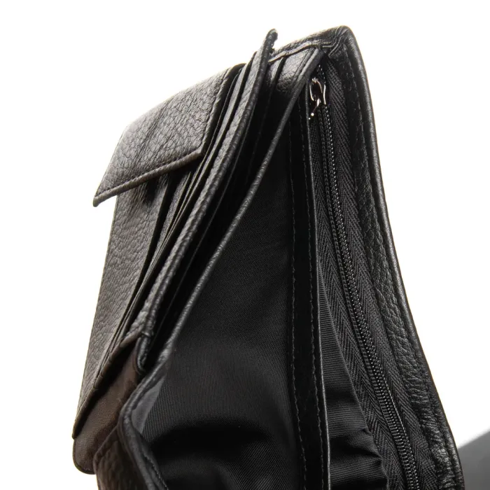 Кошелек BE Мужской кожа BRETTON 308 black mix