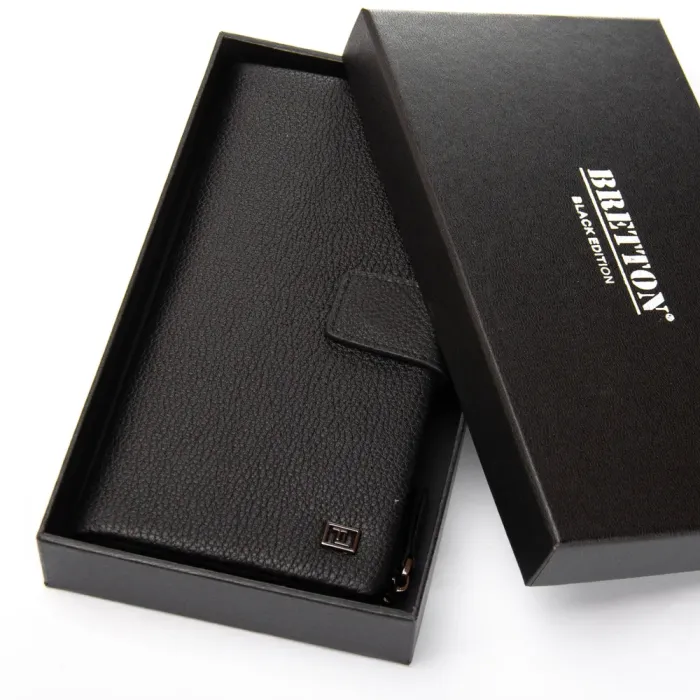Кошелек BE Мужской кожа BRETTON C165-5-20 black