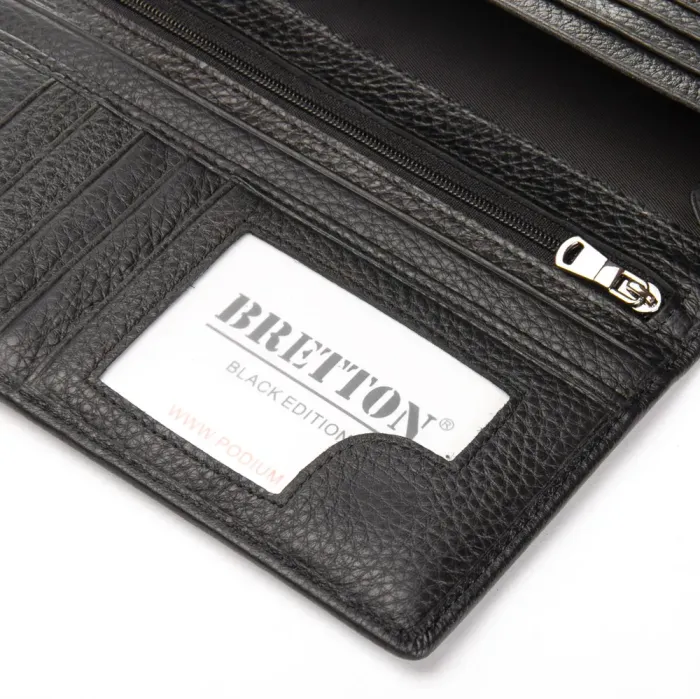 Кошелек BE Мужской кожа BRETTON 162-47 black