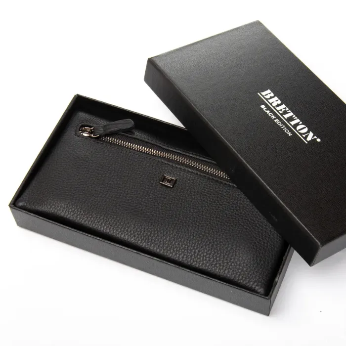 Кошелек BE Мужской кожа BRETTON 162-2 black