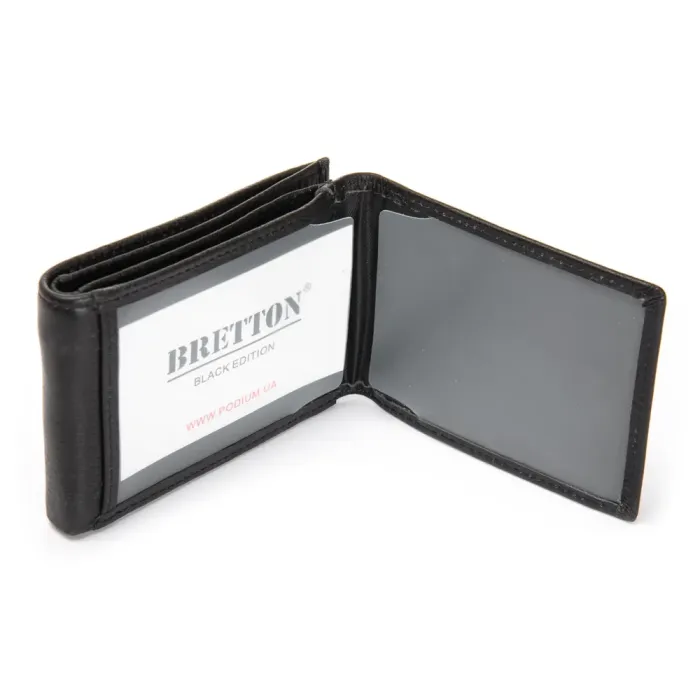 Кошелек BE Мужской кожа BRETTON 168-79 black