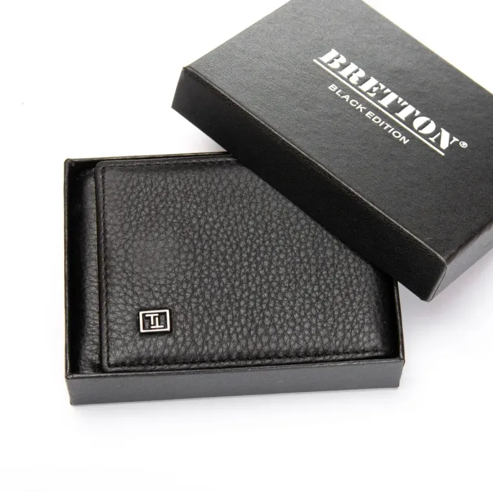 Кошелек BE Мужской кожа BRETTON 168-79 black