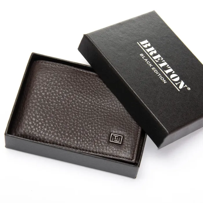 Кошелек BE Мужской кожа BRETTON 168-24C brown