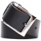 Брючний ремінь для чоловіків з натуральної шкіри GRANDE PELLE 11674 Чорний