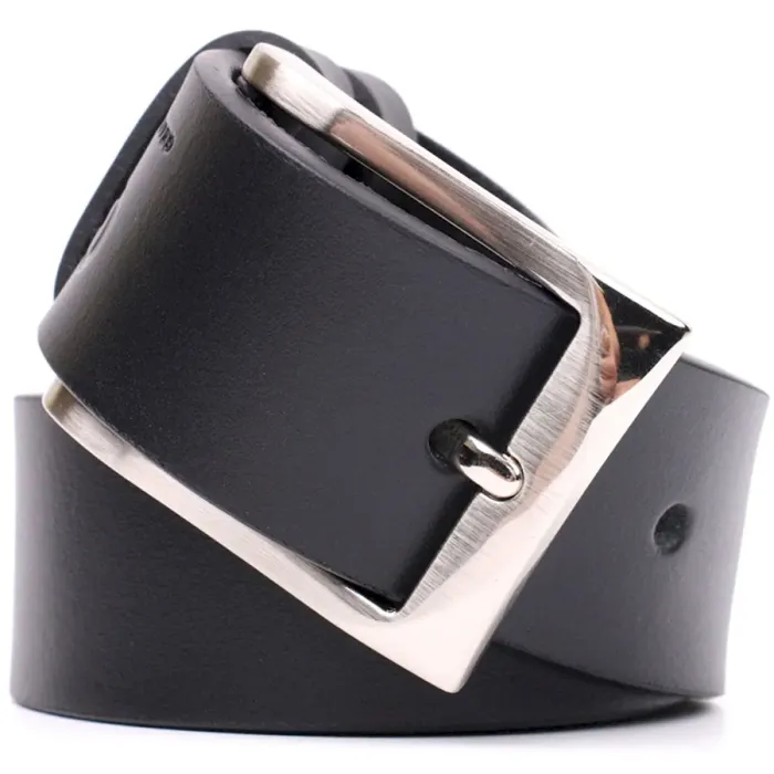 Брючний ремінь для чоловіків з натуральної шкіри GRANDE PELLE 11674 Чорний