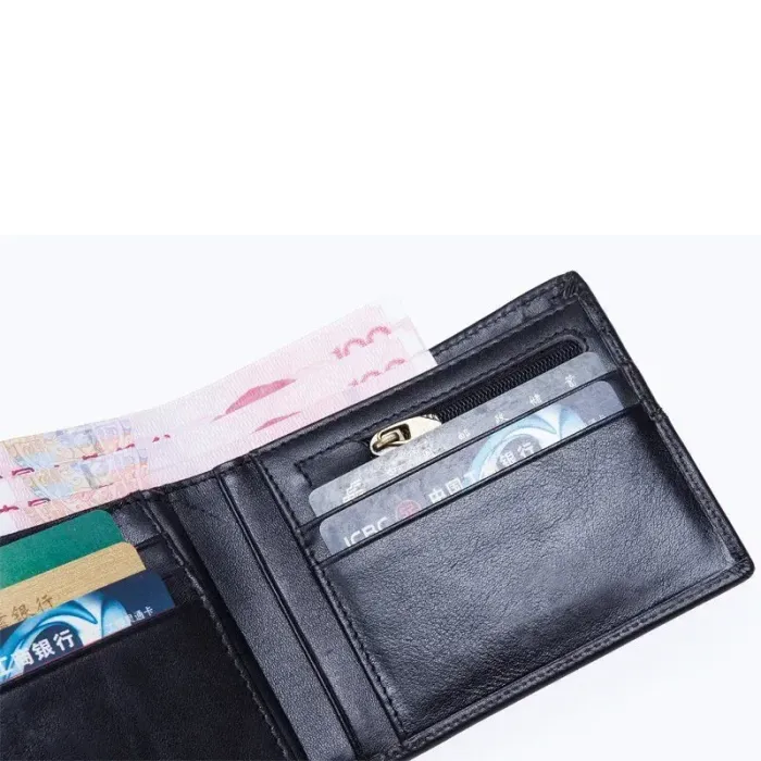 Гаманець горизонтальний Vintage 20040 Чорний