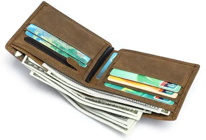 Гаманець горизонтальний Vintage 20042 Коричневий