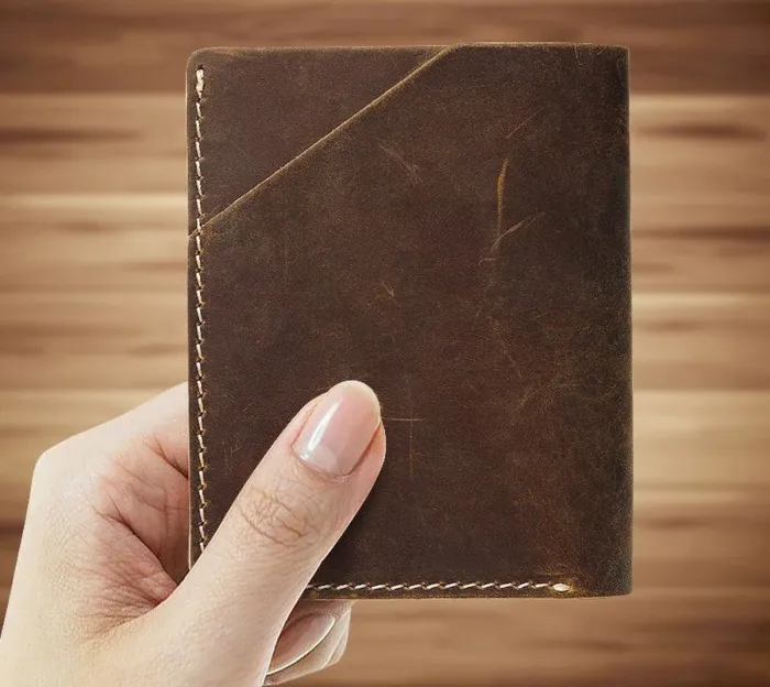 Гаманець матовий Vintage 20064 Коричневий