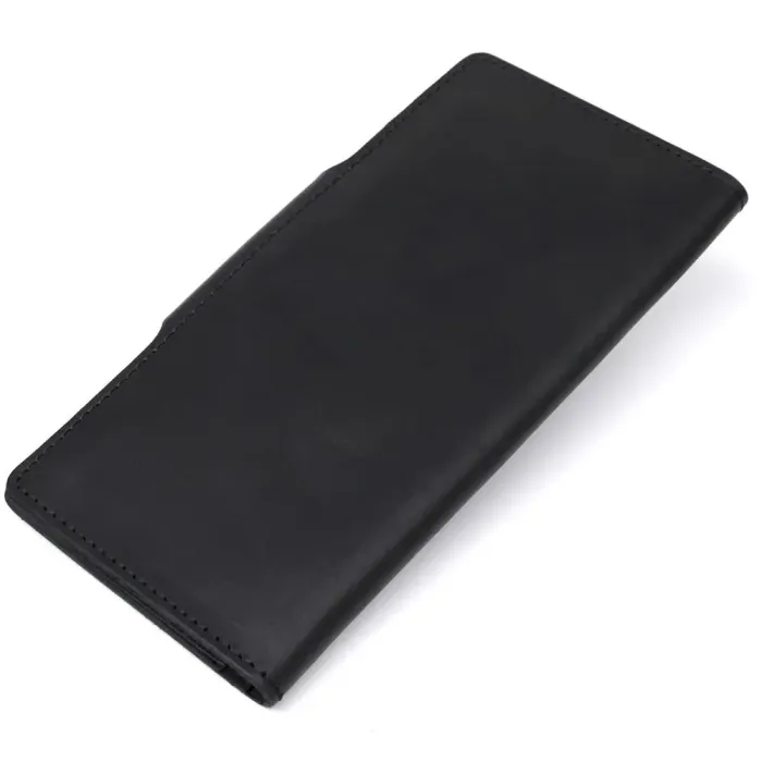 Гаманець чоловічий із вінтажної шкіри SHVIGEL 16165 Чорний