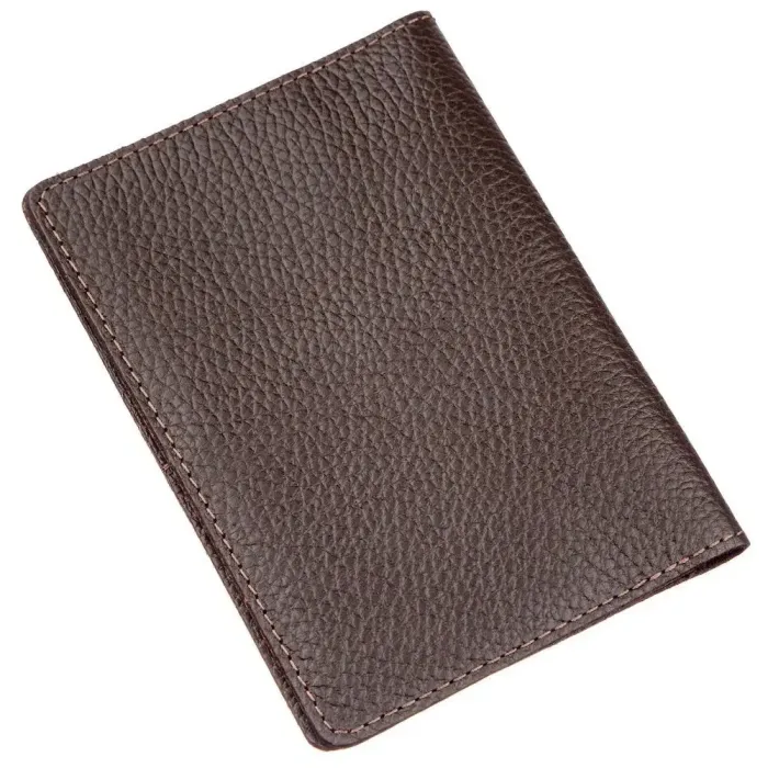 Гаманець-обкладинка для паспорта Shvigel 13960 шкіряна Коричнева