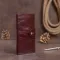 Бумажник вертикальный из кожи алькор на кнопках SHVIGEL 16171 Коричневый