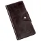 Бумажник вертикальный из кожи алькор на кнопках SHVIGEL 16171 Коричневый