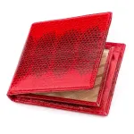 Гаманець жіночий SEA SNAKE LEATHER 18275 із натуральної шкіри морської змії Червоний