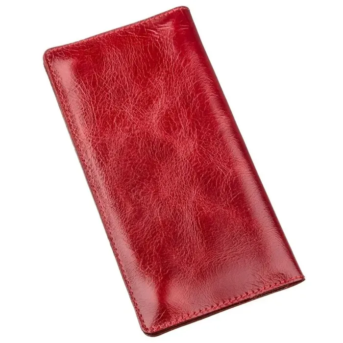 Гаманець жіночий вертикальний зі шкіри алькор SHVIGEL 16194 Червоний