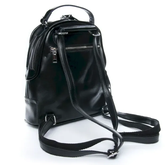 Сумка Женская Рюкзак кожа ALEX RAI 08-2 8695-2 black