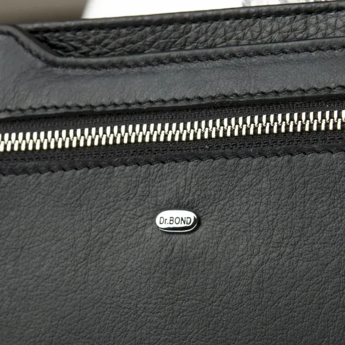 Чоловічий гаманець Classic шкіряний Dr.Bond WMB-2M black